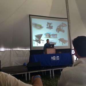 Marcin talks about OSE at the Midwest Renewable Energy Fair.